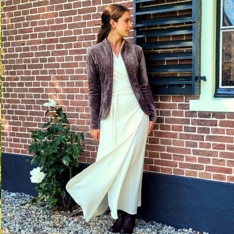 Luxe jasje In 6 kleuren met opstaande kraag