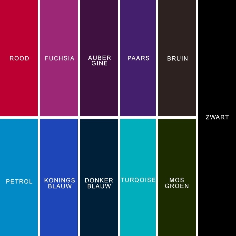 Wikkeljurk rood lang klokmodel met halter