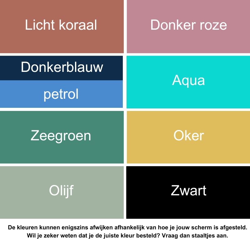 Korte wellnessjurk in 8 kleuren